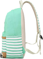 MOMISY Backpack Purse Combo Women Multipurpose Rucksack Design Handbag Shoulder Bag and Coin Purse/Pouch 3 in 1 Travel Daypack Bag Ladies Girls College School Bag - Green