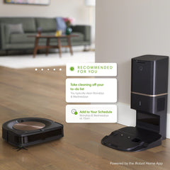 iRobot Roomba s9+ Connected Robot Vacuum with Automatic Dirt Disposal (Java Black)