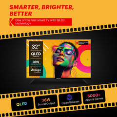 Kodak QLED SE 80 cm (32 inch) QLED HD Ready Smart Linux TV 2025 Edition (32QSE5080)
