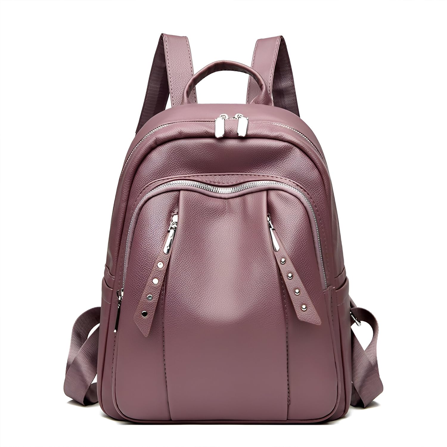 SYGA Women Stylish Backpack – Dual Zipper Design, Lightweight and Durable for Daily Travel