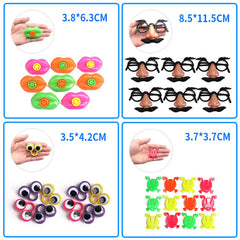 SYGA 150 Pcs Small Party Favor Prizes for Kids Boys Girls - Carnival Prizes Treasure Box Toys for Birthday Carnival, Bulk Party Toy Assortment for Classroom