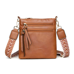 SYGA Women's Pu Leather Material With Textured Pattern, Sling Bag