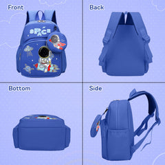 SYGA Children's Nylon Cute Cartoon Backpack with Coin Purse, Suitable for 3-6 Years Old(Bunny - Light Pink)