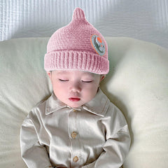 SYGA Baby Winter hat Baby Woolen Knitted Unisex Hat -Pink (6-18 Month)