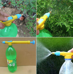 SYGA 1 Piece Reciprocating Sprayer Bottles Air Pump Manual High Pressure for Garden Artwork and Painting Jobs (Multicolor)