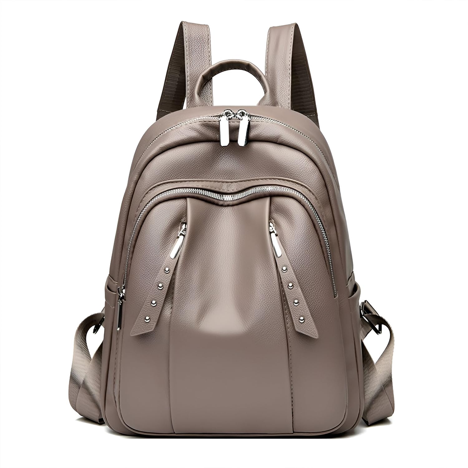 SYGA Women Stylish Backpack – Dual Zipper Design, Lightweight and Durable for Daily Travel