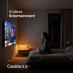 SANSUI 109cm (43) Full HD Collita Smart TV with IPS Panel, Dolby Audio, Surround Sound, 60Hz Refresh Rate, Coolink JSW43CSFHD (Black)