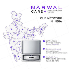 NARWAL Freo X10 Pro Robot 2-in-1 Vacuum and Mop, 11000Pa Suction, EdgeReach Mopping, Zero Tangle Technology, Self-Emptying with De-Tangling Side Brushes (2025)