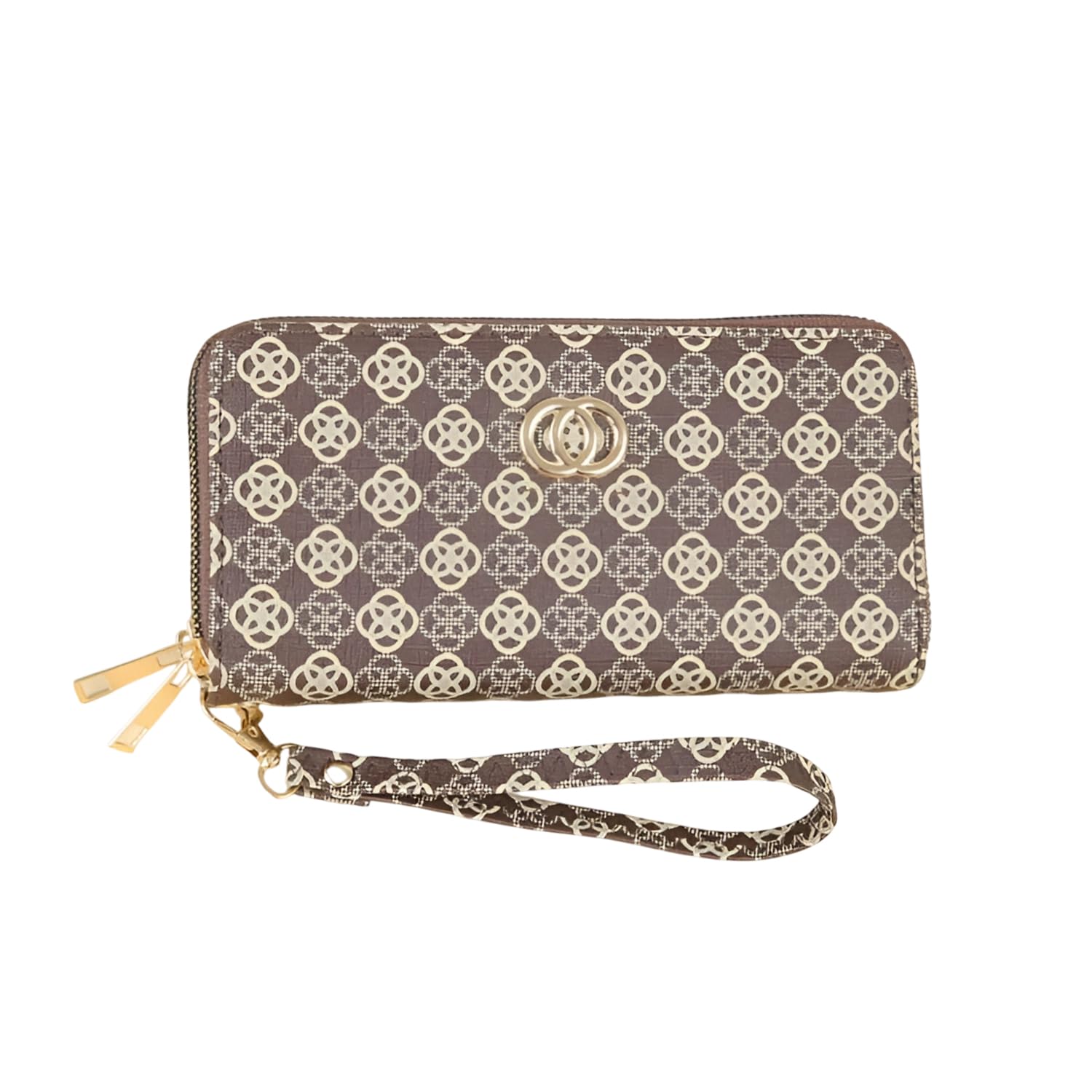 SYGA Women's Zip-Around  Wallet with, Flower Pattern ,card and Coin Holder