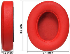 Syga Cushions Replacement Ear Pads for Beats Studio 2 & 3 Wireless Softer Leather, Luxurious Memory Foam Enhanced Noise Isolation & Stronger Adhesive (Black, B0501- B0500)