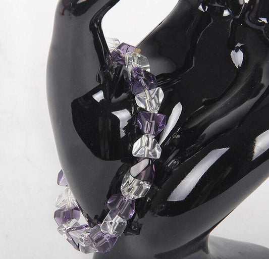 SYGA Ring Holder Hand Shape Plastic Jwellery Stand (Black)