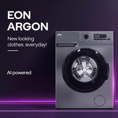 Godrej 6 Kg Eco-Wash With Steam Wash Fully-Automatic Front Load Washing Machine (2024 Model, WFEON ARG 6010 5.0, Silver Stream)