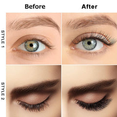 SYGA 10 Pairs False Eyelashes Faux Mink Lashes Natural Look Wispy Fake Eyelashe Fluffy Volume Long Thick Lashes Black