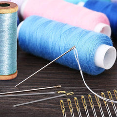 SYGA Self Threading Needles Sewing Needles for DIY Handmade Needle Works Accessories, Tailoring Tools (Pack of 12)