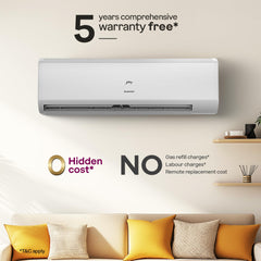 Godrej 2 Ton 3 Star, 5 Years Comprehensive Warranty, AI Powered, 5-In-1 Convertible Cooling, Self Clean Inverter Split AC (Copper, 2025 Model, Heavy Duty Cooling At 52 Â°C, AC 2.0T EI 24I3T WZS, White)