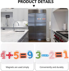 Syga Stencils Magnet Refrigerator Stickers Toys, Multicolour, 15 Letters