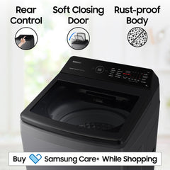 Samsung 9 kg, 5 star, Eco Bubble Technology, Wi-Fi, Soft Closing Door, Fully-Automatic Top Load Washing Machine (WA90BG4542BDTL, Versailles Gray)