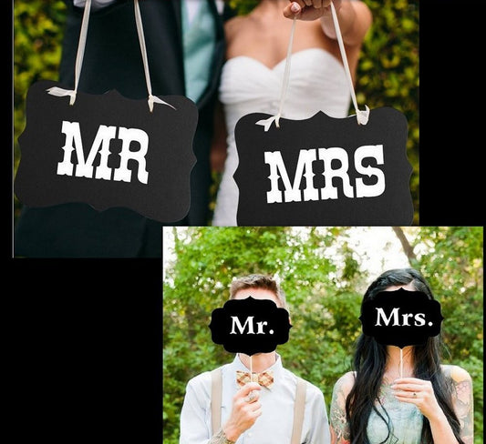 SYGA Combo Set of 13 Valentine's Party Photo Booth Props & Just Married Banner