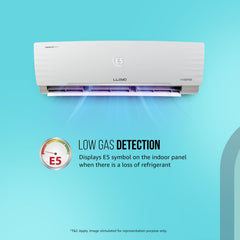 Lloyd 1.5 Ton 3 Star Inverter Split AC (5 in 1 Convertible, Copper, Anti-Viral + PM 2.5 Filter, White with Chrome Deco Strip, GLS18I3FWAGC)