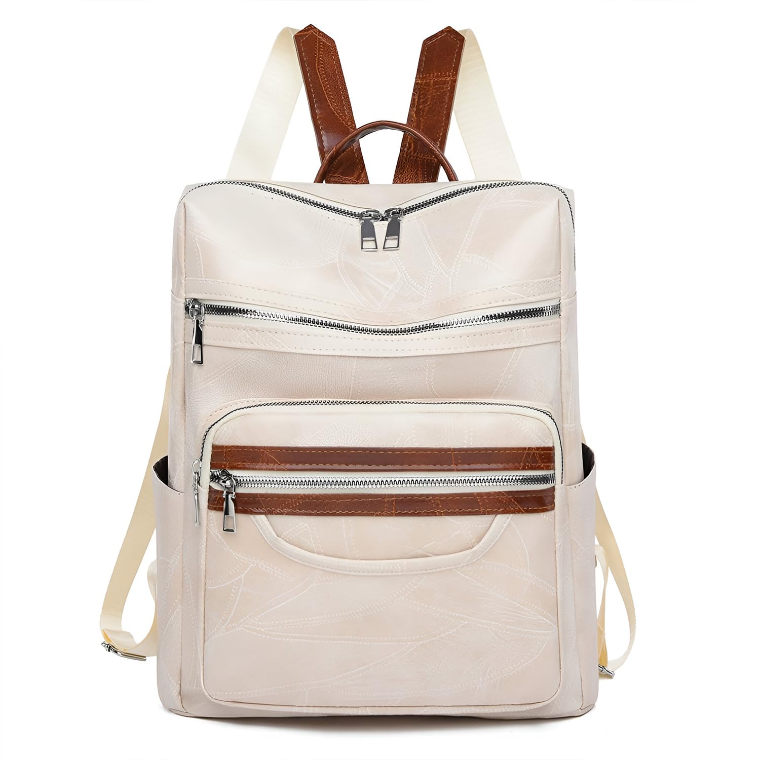 SYGA Women Stylish Checkered Backpack – Waterproof, Anti-Theft, Daily Wear-Resistant Design