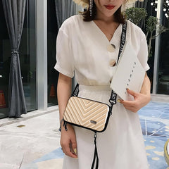 SYGA Women’s Crossbody Bag, Small PVC Shoulder Bag Travel Makeup,Cosmetic Small Bag (Pink)