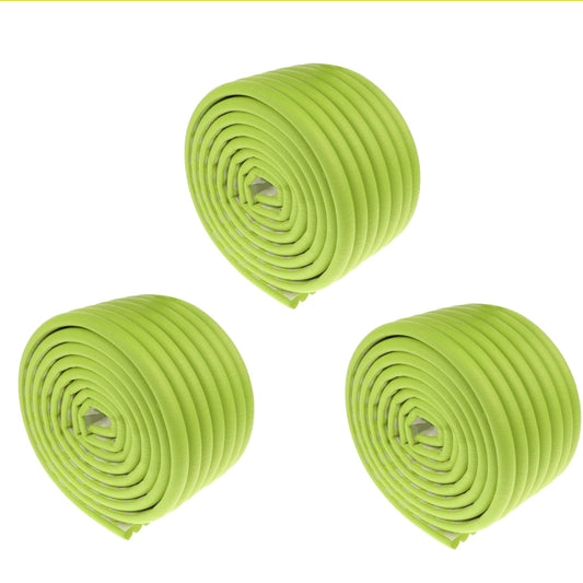 SYGA Set of 3 Green Baby Lining Strip Edge Guard Cushion Corner Cover Tape Infant Bump Protector