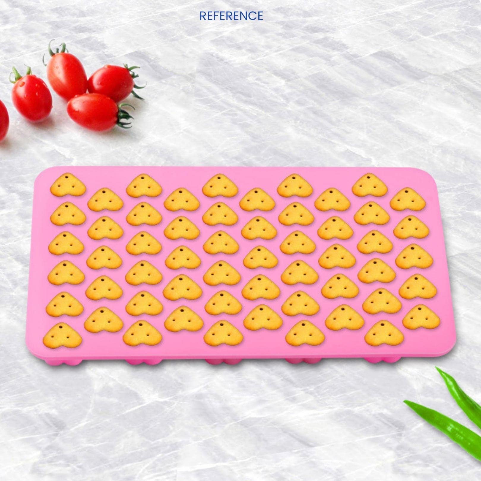 SYGA Xcellent Global Mini Pink Heart Shape Silicone Ice Cube/Chocolate Mold
