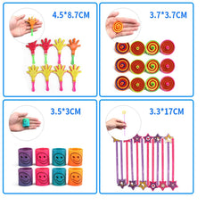SYGA 150 Pcs Small Party Favor Prizes for Kids Boys Girls - Carnival Prizes Treasure Box Toys for Birthday Carnival, Bulk Party Toy Assortment for Classroom