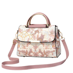 SYGA Women's Cross Border Handbag With Flower Printed Small Square shoulder messenger bag