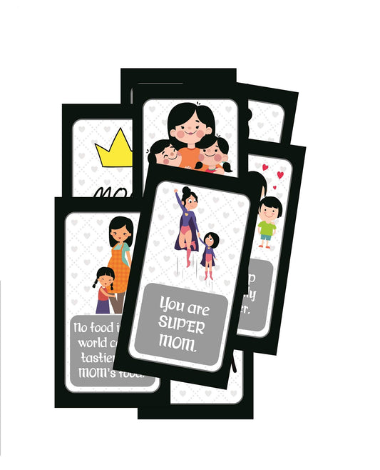SYGA Set of 8 Mother's Card for Mom (Multicolour)