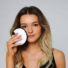 MOMISY Reusable Makeup Remover Cleansing Pads | Easily Removes Stubborn Face & Eye Makeup | Multifunctional, Safe for Oily, Dry or Sensitive skin | Pack of 4