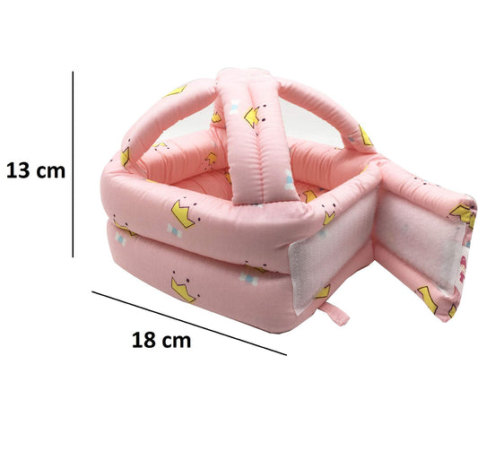 SYGA Baby Helmet Toddler Head Protector Upgrade Infant Safety Helmet Hat Breathable Head Drop Protection for Boys Girls Learn to Walk Crawling Adjustable Headguard Protective Products-Peach Piggy