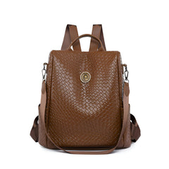 SYGA Women's New Woven Pattern Large Capacity Backpack