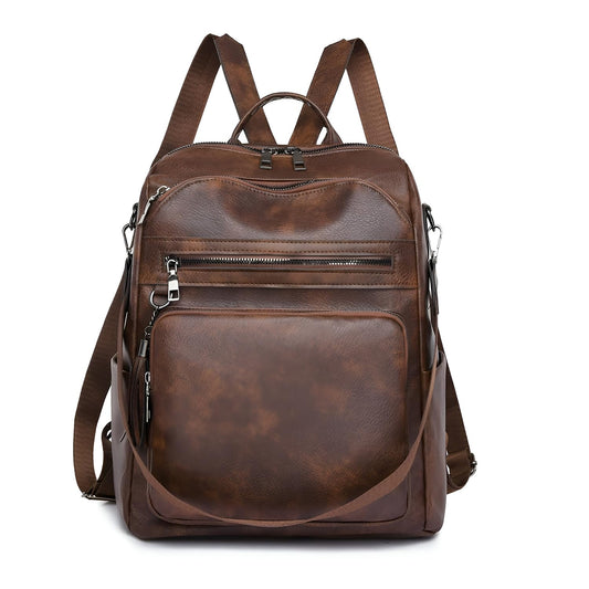 SYGA Women's Fashion Soft Backpack, Crossbody & Shoulder Travel Bag