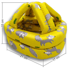 SYGA 1 Piece Infant, Toddler & Baby Child Helmet Head Protector Cushion Bonnet_Fox Yellow