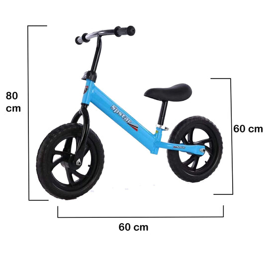 SYGA Kids 12" Balance Bike Gliding Step Two-Wheeled Bicycle Non-Pedaling Yoyo (2-6 Years Old, Black)
