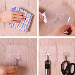 SYGA Set of 12 Self Adhesive Single Hook Multipurpose Hanger