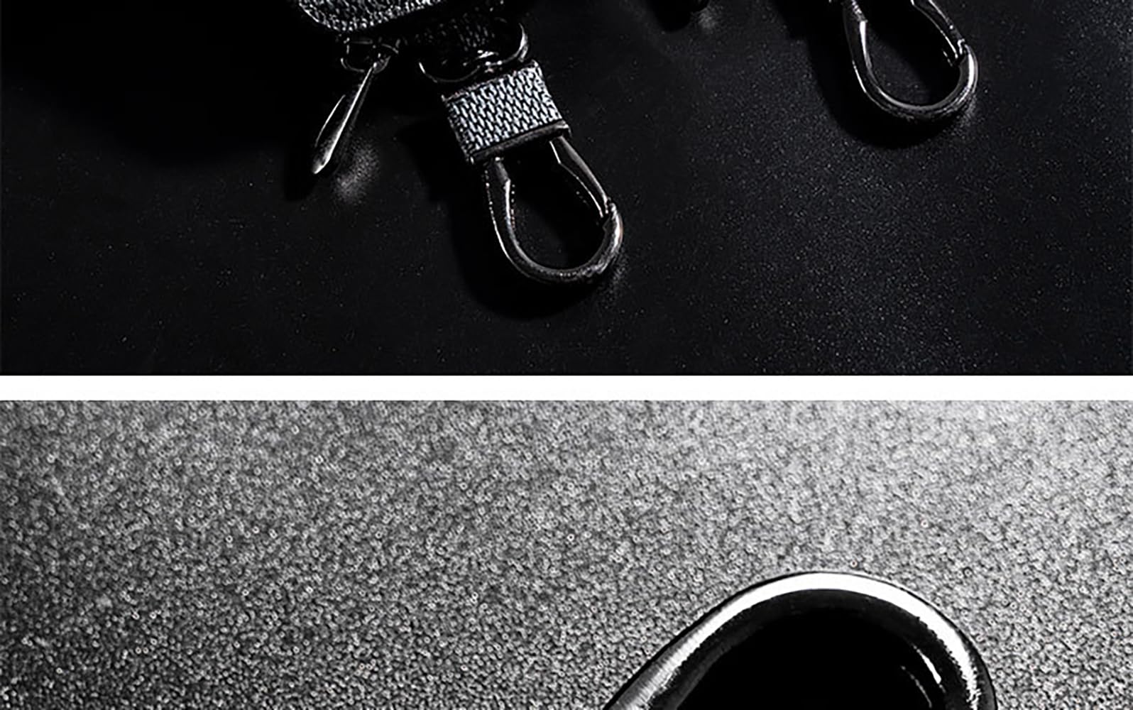 SYGA Car Key Bag Creative Style Car Zipper Fashion Protective Case for Men and Women(Star-Grey-Style-1)