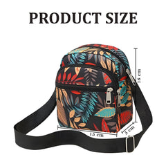 MOMISY Women Mobile Messenger Bag Ladies Nylon Shoulder Small Cross Body Long Strap Travelling, Work, Multicolor