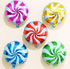SYGA Cute Rainbow and Bear Theme Birthday Party Balloons Set (Blue)