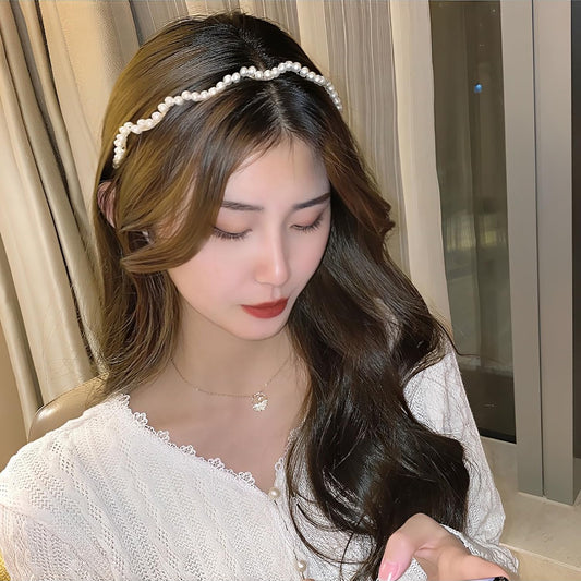 SYGA Girls & Women's Hair Bands with Adjustable Metal Band, Perfect for Parties and Weddings(Leaves-01)