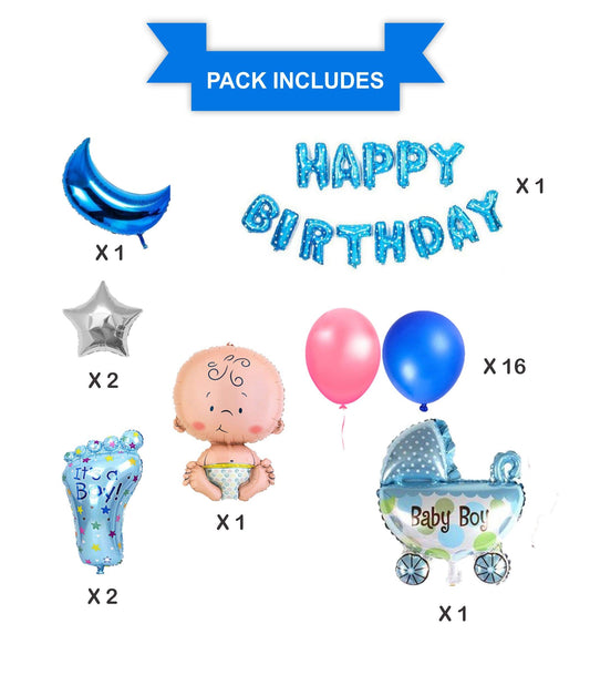 SYGA Creative Birthday Party Children's Foil Balloon (Blue)