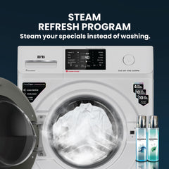 IFB 6 Kg 5 Star, DeepClean® Technology, AI Powered, Fully Automatic Front Load Washing Machine (DIVA GXN 6010 CMS, PowerSteam®, 9 Swirl, Steam Refresh, Inbuilt Heater, Eco Inverter, Grey)