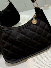 SYGA Women's Embroidered Armpit Handbags Fashion Black Versatile Shoulder Bag