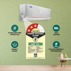 Blue Star 2 Ton 3 Star Hot and Cold, Inverter Split AC (Copper, Convertible 5 in 1 Cooling, 4 Way Swing, Multi Sensors, Dust Filter, Blue Fins, Self Diagnosis, IC324DNUHC, White)