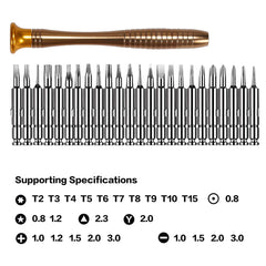 SYGA 25 in 1 Precision Screwdriver Set,Mini Repair Tool Kit for PC, Glasses, Mobile Phone, Laptop, Watch, Drone with Case