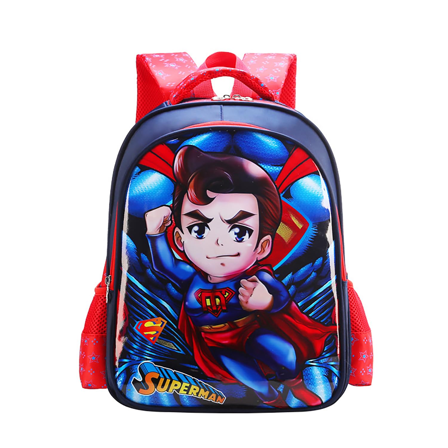 SYGA Children's Backpack for Boys and Girls,Cute Cartoon Design School Bag, Suitable for Ages 3-6 Years(Superman)