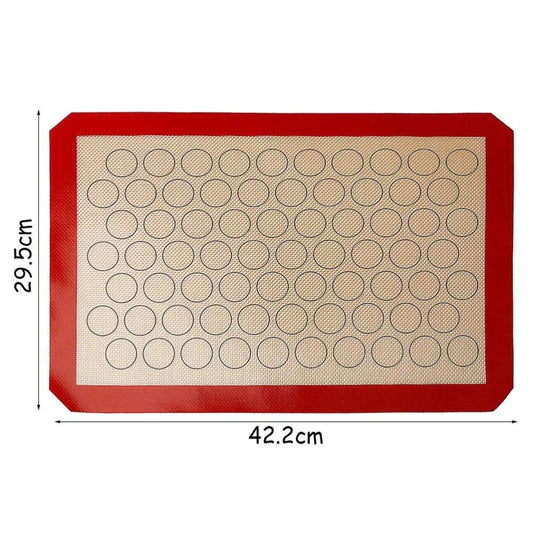 Syga Reusable Silicone Non-Stick Cookies Baking Mats for Moulds and Rolls, for Making Bread, Cakes, Macaroni, Buns and Loaves, Black, 2 Pieces