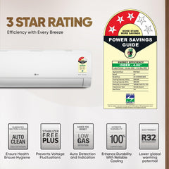LG 1.5 Ton 3 Star Hot & Cold, DUAL Inverter Split AC (Copper, Convertible 5-in-1, VIRAAT Mode, 4 Way Swing, HD Filter with Anti-Virus Protection, US-H19VNXE, White)