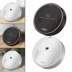 HEAVENGLOW Household Robot Automatic Vacuum Cleaner Floor Sweeping for Corner White